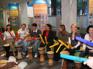 ANZ Team Day Interactive Drumming Chifley Square